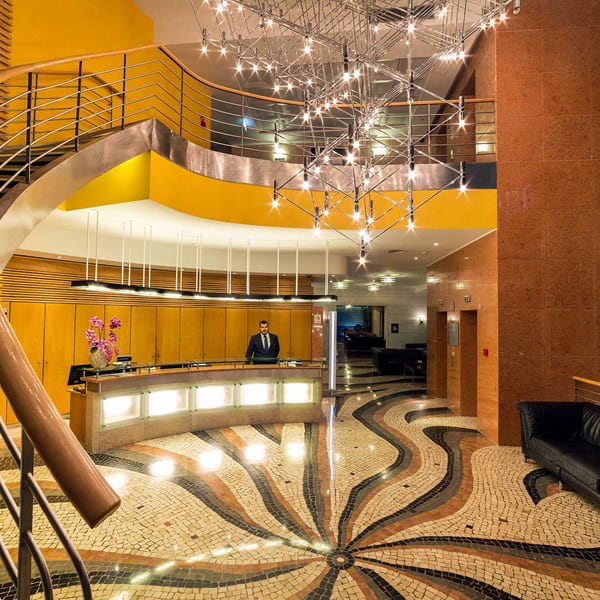 Reception at Sana Sesimbra Hotel in Portugal