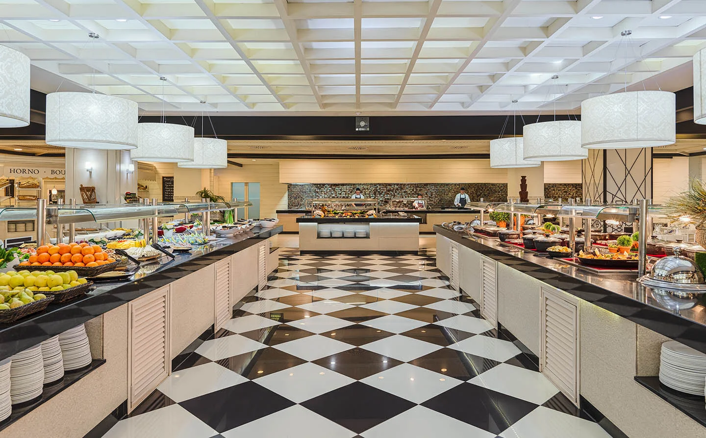 Restaurant with buffet facilities at H10 Costa Adeje Palace in Tenerife