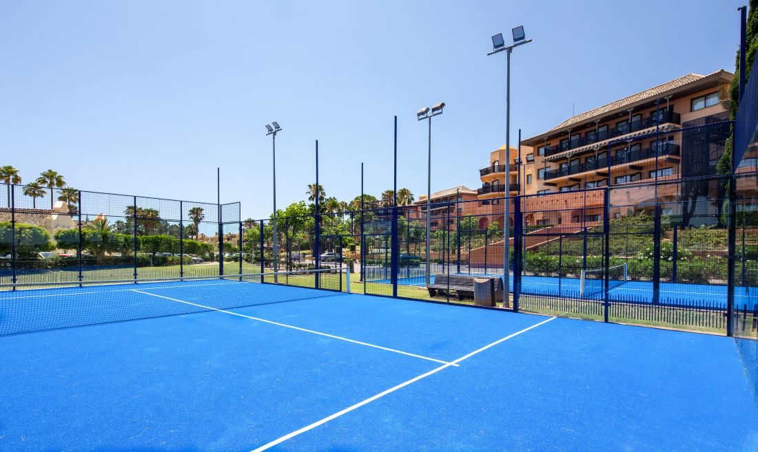Padel court at DoubleTree by Hilton Islantilla Beach Golf Resort