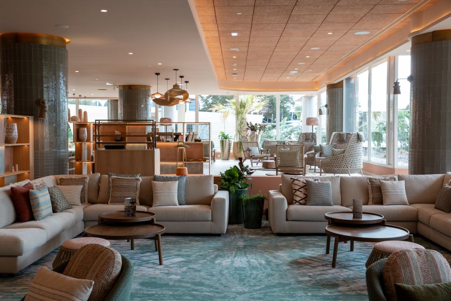 Seating area in bar at Hyatt Regency Vilamoura Algarve