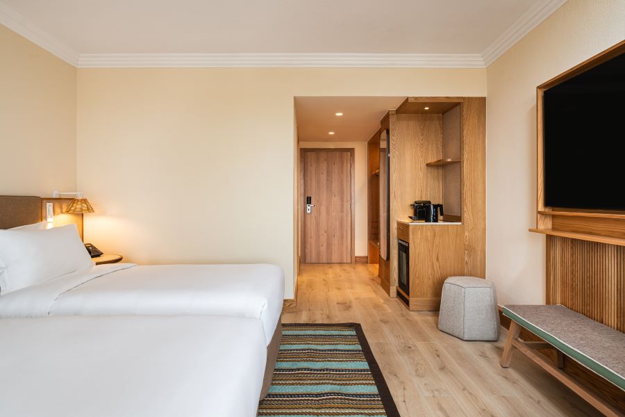 Bedroom with bathroom adjoining at Hyatt Regency Vilamoura Algarve