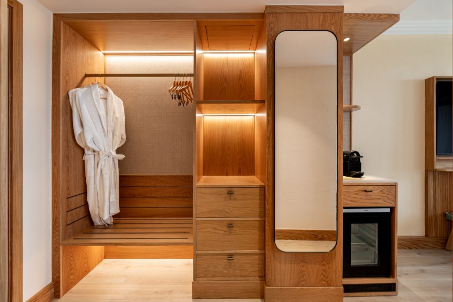 Wardrobe and cabinets at Hyatt Regency Vilamoura Algarve