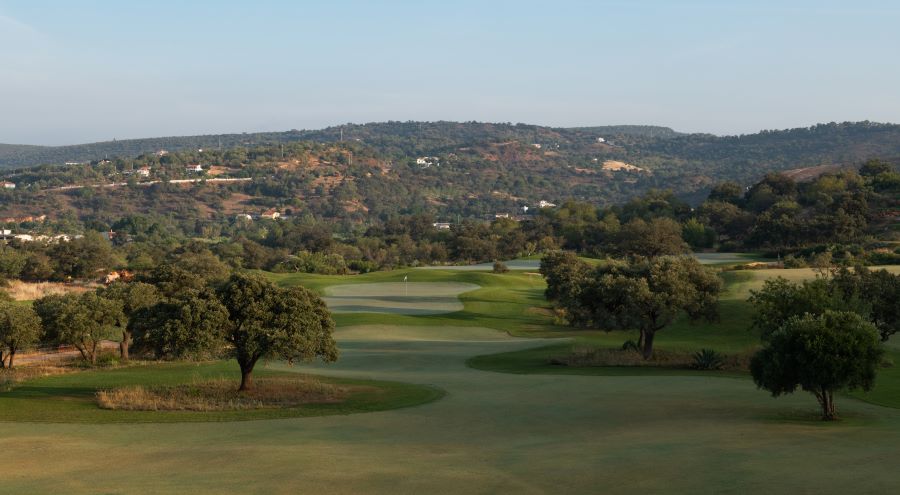 View down the fairway at Ombria Golf Resort