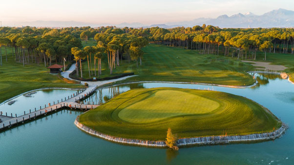 Ariel shot of Sueno golf club