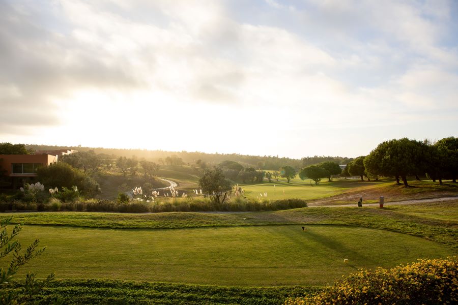 Golf course at Bom Sucesso Resort in Portugal's Obidos region