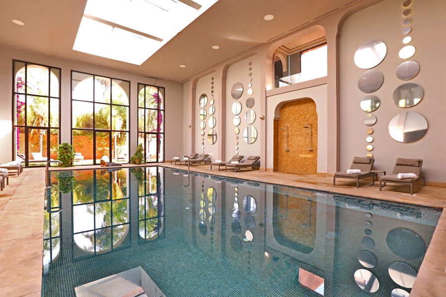 Indoor swimming pool at Kenzi Club Agdal Medina