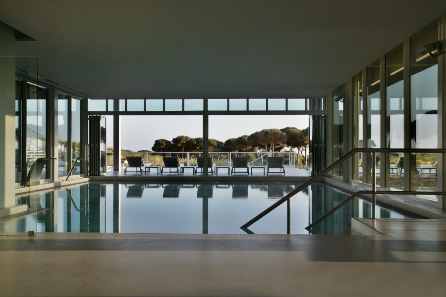 Indoor swimming pool at The Oitavos