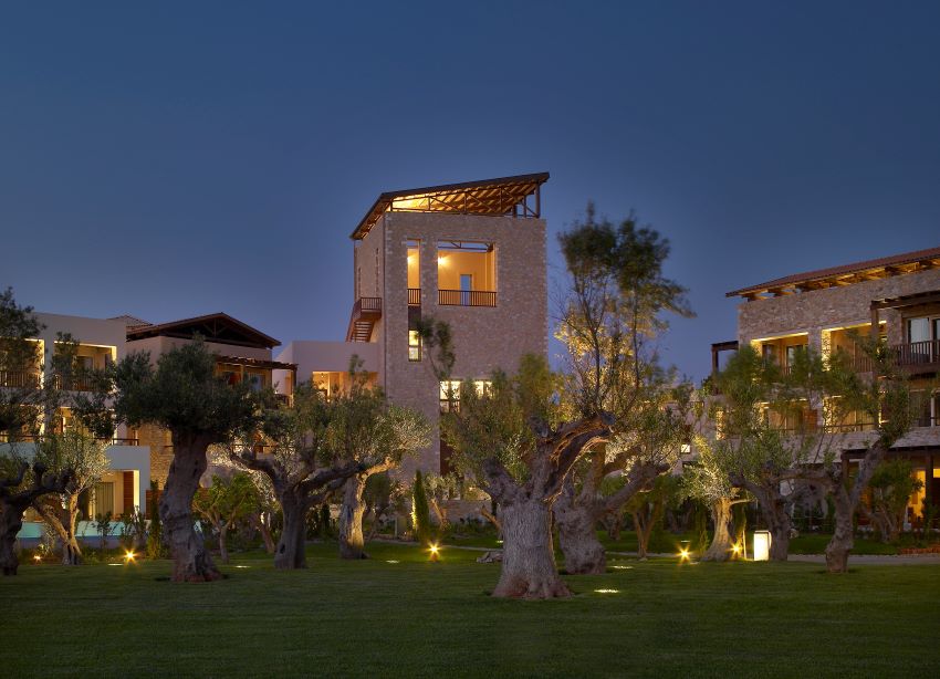 Outdoor gardens at The Westin Resort Costa Navarino