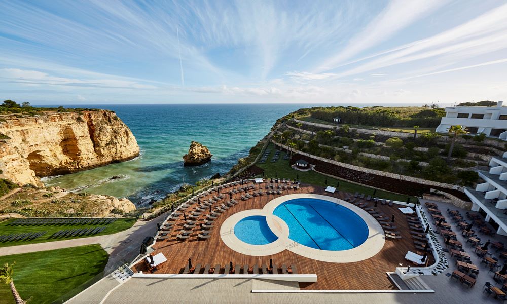 Swimming pool at Tivoli Carvoeira Algarve Resort in Portugal