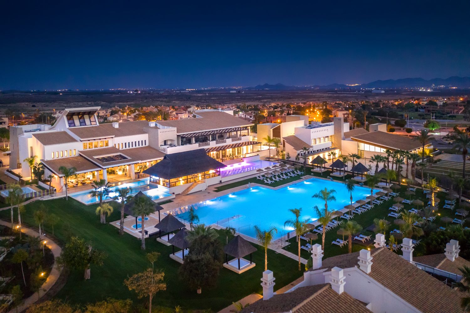Night time at Hacienda Del Alamo Golf Resort