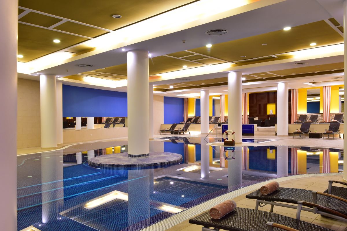 Indoor swimming pool in Pestana Casino in Funchal