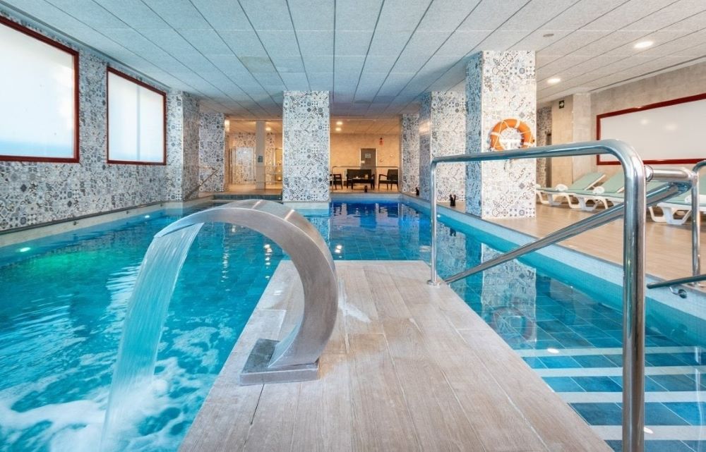 Indoor spa at Hotel Angela