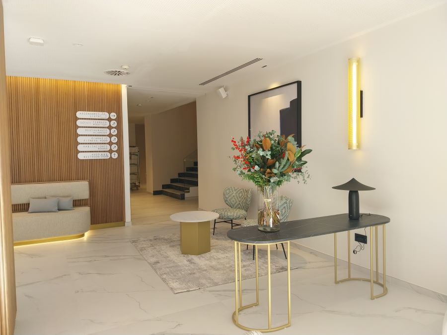 Lobby area at Obal Urban Hotel in Marbella