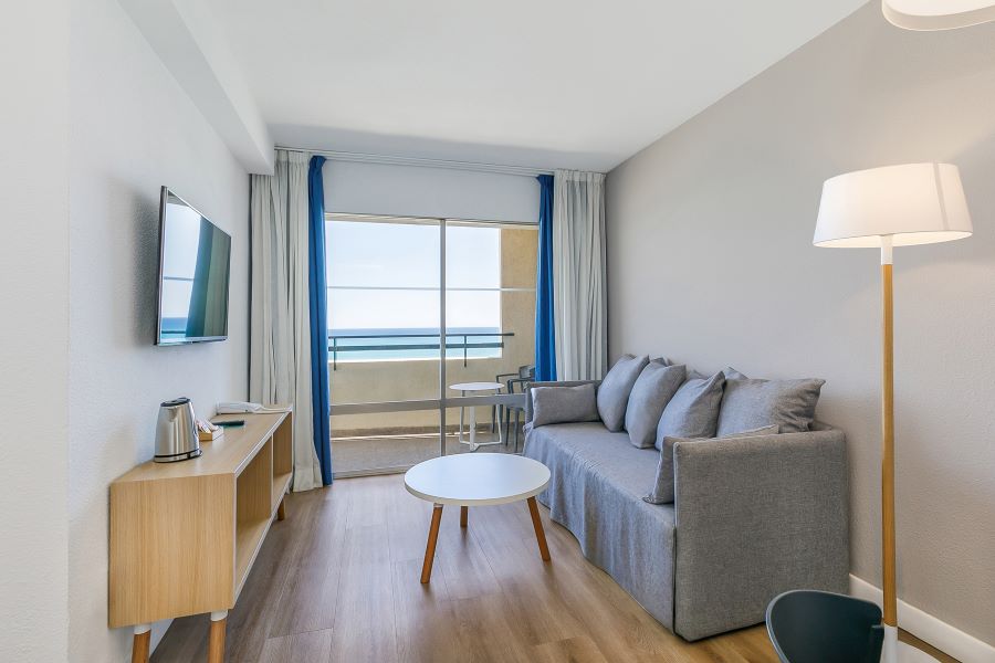 Living area in Suite at Sol Puerto Marina Torremolinos