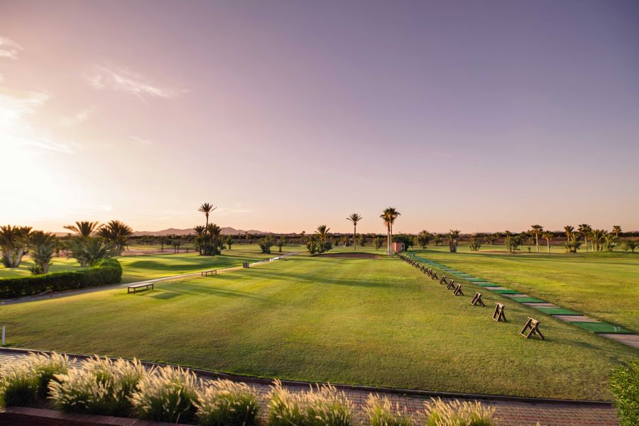 Sunsetting over Golf Club Palmeraie Marrakech