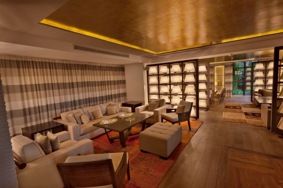 Bar and lounge area at Pickalbatros Hotel Du Golf Palmeraie Marrakech