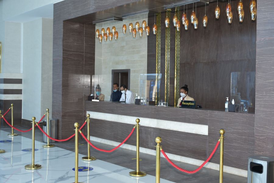 Reception at Pickalbratros White Beach Taghazout Resort