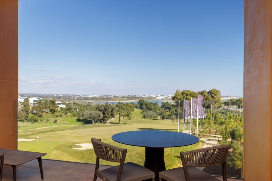 View from balcony of room at Palmares Signature Apartments