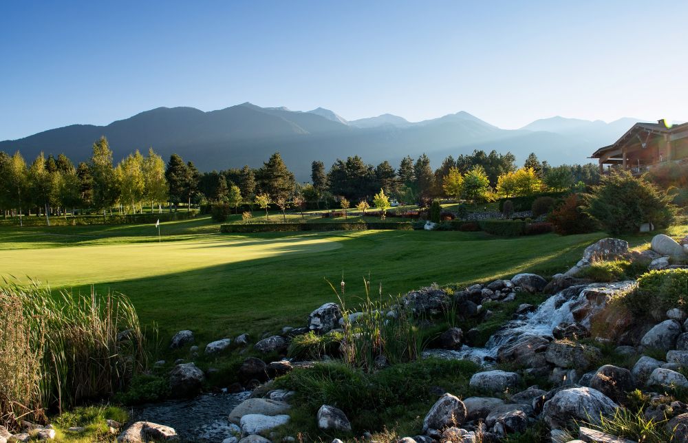 Mountains over Pirin Golf Course