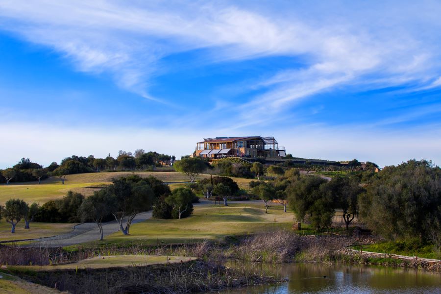 Clubhouse at Espiche Golf Club in the Algarve