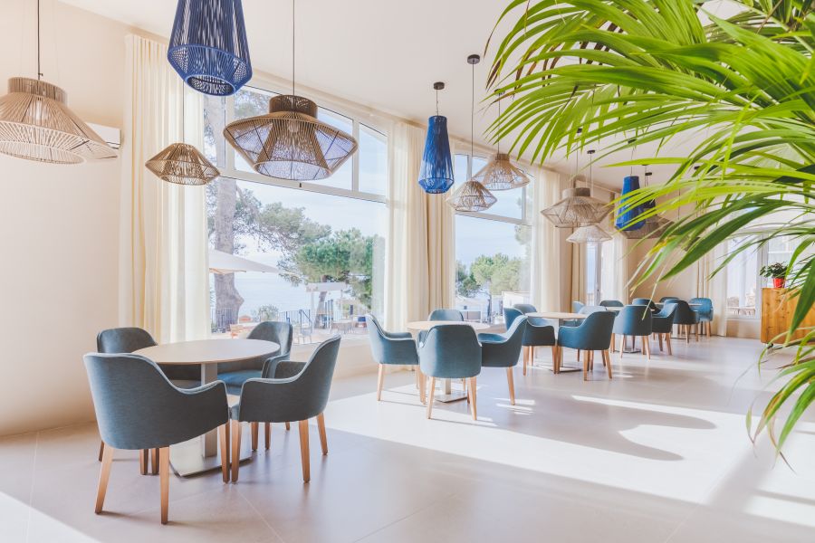 Seating area at Park Hotel San Jorge