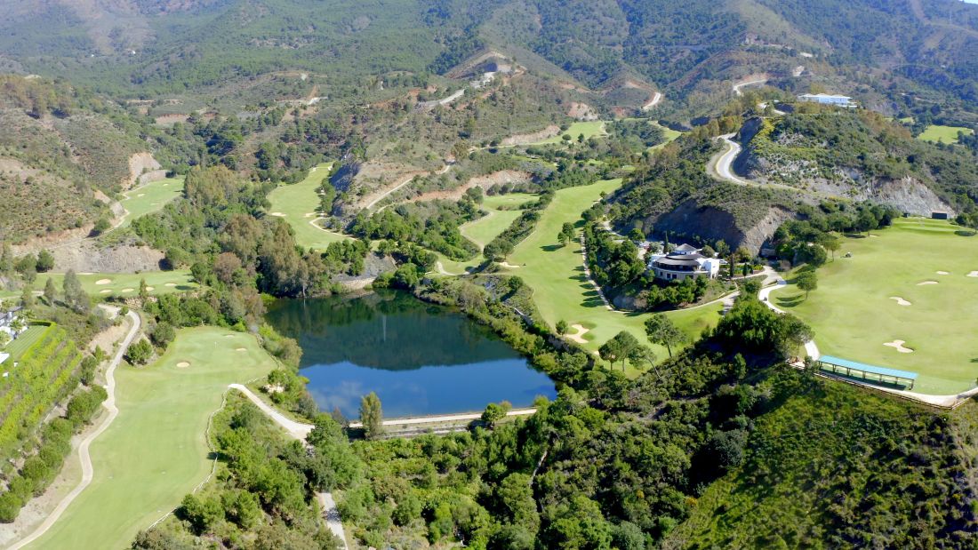 Drone shot of Zagaleta Golf Club